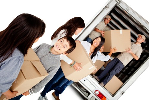Removal van helping with a local move in Hammersmith