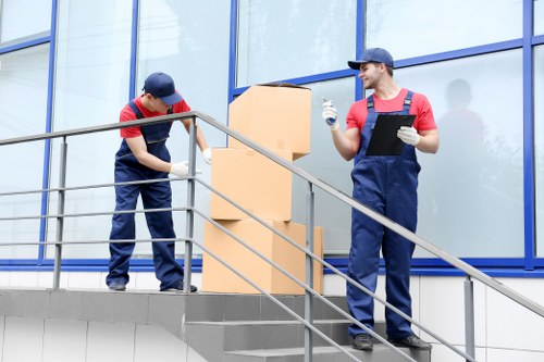 Moving team planning a home removal in Hammersmith