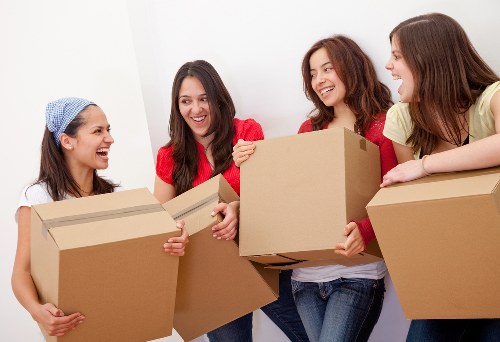 Office removal preparations in Hammersmith commercial area