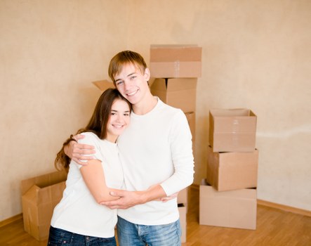 Loading furniture and boxes for a West London man and van job