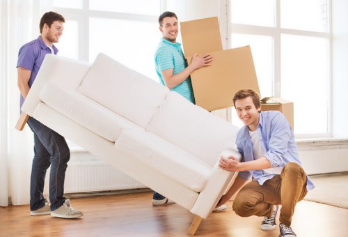 Office removals team planning a business move in Hammersmith
