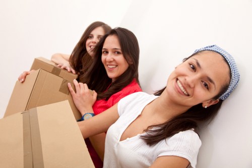 Local moving van for furniture transport around Hammersmith