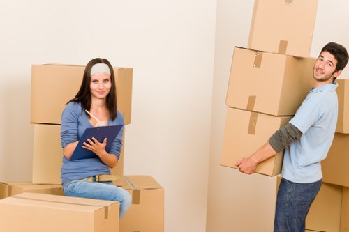 Packing and furniture loading for a local move