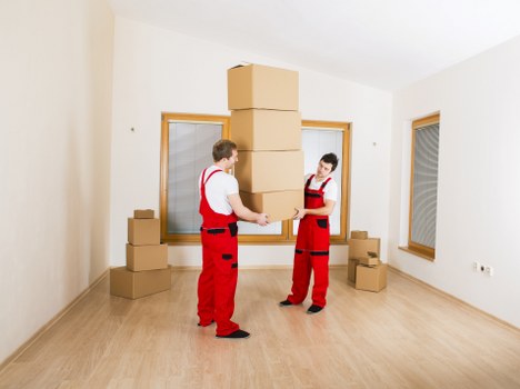 Customer booking a removal and transport service with a van