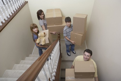 Residential property move in a Hammersmith street